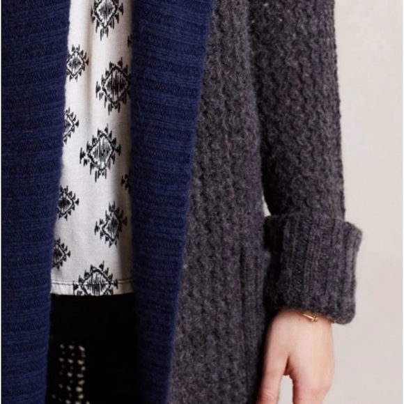 ANTHROPOLOGIE Sleeping On Snow Lodge
Cardigan Hoodie Duster - Picture 3 of 6